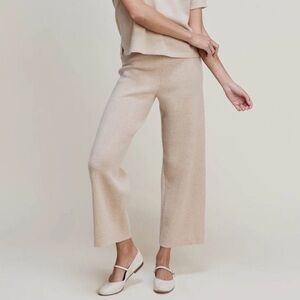 Kilte the Liz Wide Leg Pants in Light Camel Sz L/XL